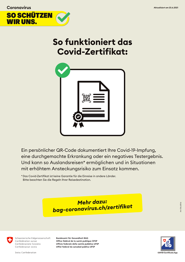 Covid-Zertifikat - Seite 1